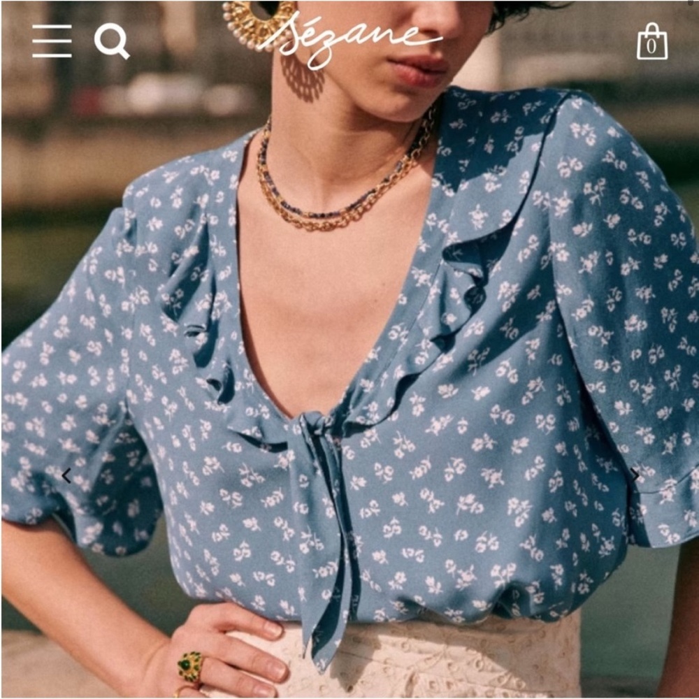 Sézane Pomme Blouse